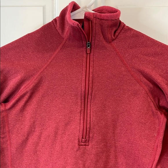 Patagonia Red Base Layer Capilene Quarter Zip Lightweight Sweatshirt - Size S - Picture 2 of 12